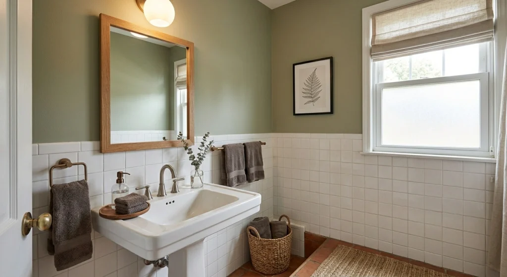 Budget-friendly bathroom refresh with simple decor updates