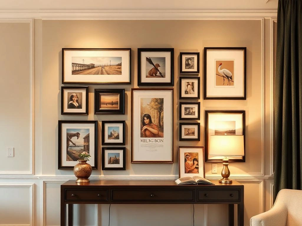 Creative DIY home decor project with simple decorative details