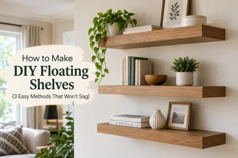 How to Make DIY Floating Shelves