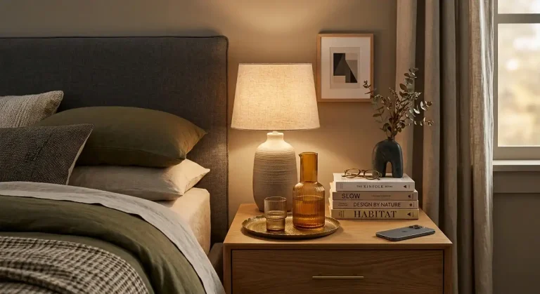 Bedroom Nightstand Styling Ideas That Actually Look Designed (Not Just Decorated)