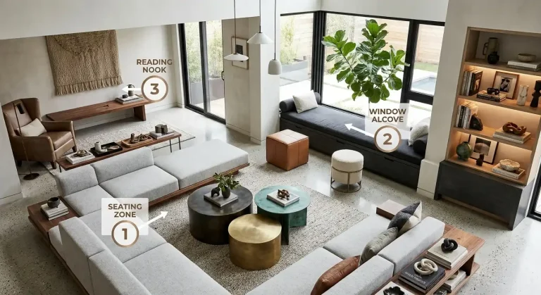 Living Room Ottoman and Bench Styling Ideas That Actually Work in Real Homes